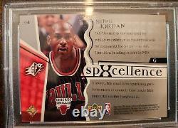 2003 SPx MICHAEL JORDAN spXcellence #94 /3999 PSA 9 Mint RARE LOW POP ONLY 54