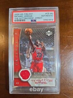 2005 Upper Deck Trilogy The Cutting Edge #ce-mj Michael Jordan Psa Authentic