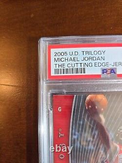 2005 Upper Deck Trilogy The Cutting Edge #ce-mj Michael Jordan Psa Authentic