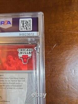 2005 Upper Deck Trilogy The Cutting Edge #ce-mj Michael Jordan Psa Authentic