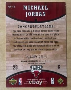 2006-07 Upper Deck Hardcourt Game Floor #GF-10 Michael Jordan Bulls HOF GOAT