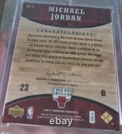 2006-07 Upper Deck Hardcourt Game Floor GF-7 Michael Jordan Game-Used Bulls
