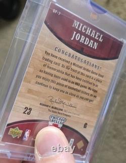 2006-07 Upper Deck Hardcourt Game Floor GF-7 Michael Jordan Game-Used Bulls