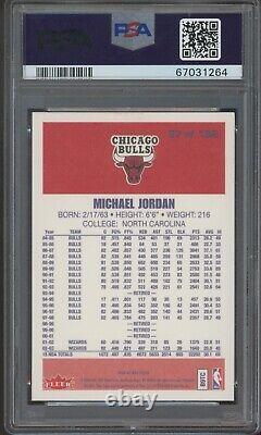 2006 Fleer Michael Jordan #57 1986 Rookie 20th Anniversary PSA 10 GEM MINT