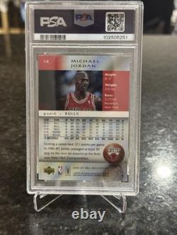 2006 Upper Deck Michael Jordan Reflections #14 PSA 9 Mint Low Population Rare