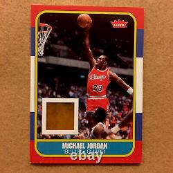 2007-08 Fleer Michael Jordan 1986 Rookie Card Game Used College Floor Insert