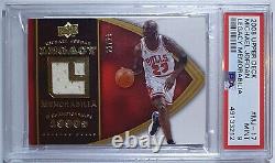 2008 Upper Deck Michael Jordan Legacy PATCH /23 Game Worn Jersey PSA 9 (POP 1)