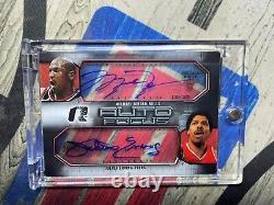 2008 Upper Deck Radiance Michael Jordan / Julius Erving Dual Auto 15/25 #AFD-JE