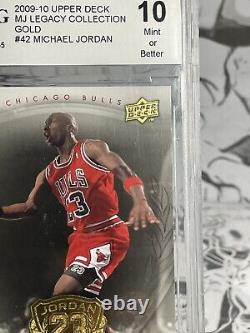 2009-10 Upper Deck MJ Legacy Michael Jordan Gold #42 BCCG 10