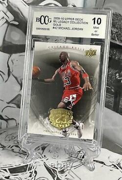 2009-10 Upper Deck MJ Legacy Michael Jordan Gold #42 BCCG 10