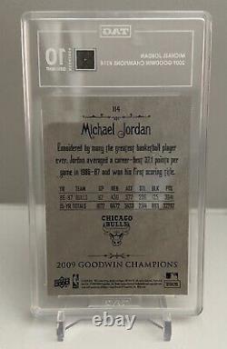 2009 Upper Deck Goodwin Champions Michael Jordan #114 Tag 10 Chicago Bulls