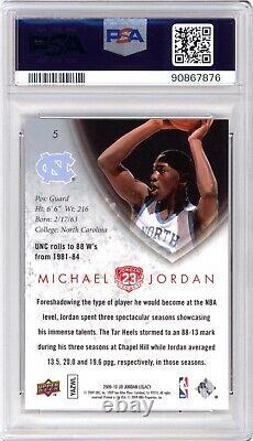 2009 Upper Deck Jordan Legacy Gold 5 Michael Jordan Psa 10