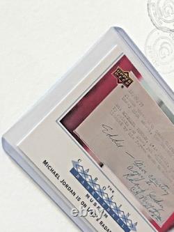 2010-11 upper deck north carolina basketball museum michael jordan #124 mint