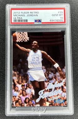 2012-13 Fleer Retro Ultra #39 Michael Jordan Bulls Hof Psa 10 Gem Mint