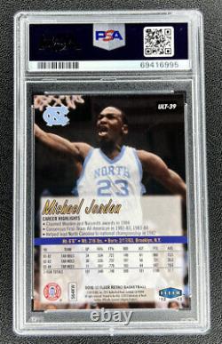 2012-13 Fleer Retro Ultra #39 Michael Jordan Bulls Hof Psa 10 Gem Mint