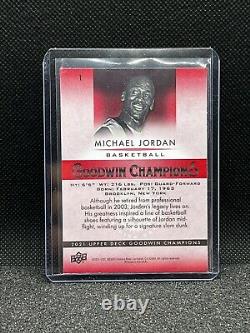 2021 Goodwin Champions Michael Jordan Red Platinum #1