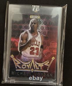 2021 Michael Jordan Red Royalty Reflector By Legacy Collectibles. Custom Card