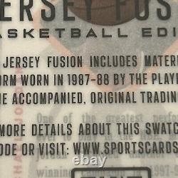 2022 Jersey Fusion Michael Jordan 87-88 Rookie Game Used Uniform Quad Swatch /50