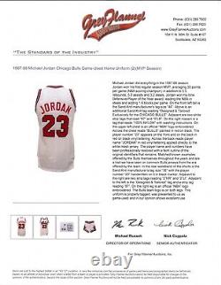 2022 Jersey Fusion Michael Jordan 87-88 Rookie Game Used Uniform Quad Swatch /50