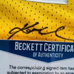 (4) Michael Jordan Kobe Bryant Signed Jersey Autographed Basketball BECKETT COA