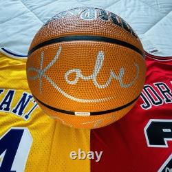 (4) Michael Jordan Kobe Bryant Signed Jersey Autographed Basketball BECKETT COA