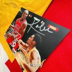 (4) Michael Jordan Kobe Bryant Signed Jersey Autographed Basketball BECKETT COA