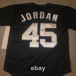 #45 Michael Jordan 1991 Cooperstown Mitchell & Ness Vintage White Sox Jersey XL
