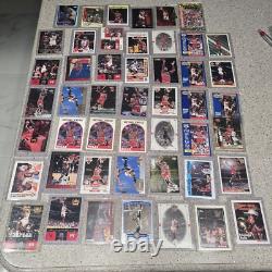 48 Good Michael Jordan Bulls Card Bundle Of cards Fleer Upper Deck Hoops