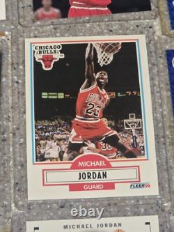 48 Good Michael Jordan Bulls Card Bundle Of cards Fleer Upper Deck Hoops