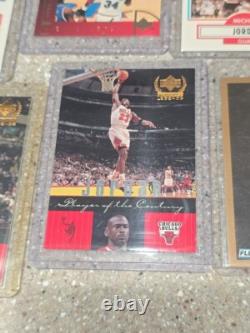 48 Good Michael Jordan Bulls Card Bundle Of cards Fleer Upper Deck Hoops