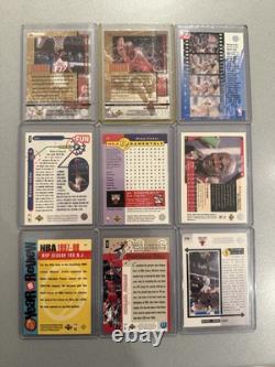 51x Michael Jordan Card Collection with Inserts, Topps, Upper Deck, PSA Graded 90s