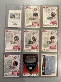 51x Michael Jordan Card Collection with Inserts, Topps, Upper Deck, PSA Graded 90s
