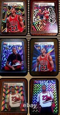 6 Card Michael Jordan 1985-86 Rookie Card Set PR/1000 See Pictures Rare