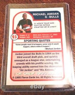 6 Card Michael Jordan 1985-86 Rookie Card Set PR/1000 See Pictures Rare