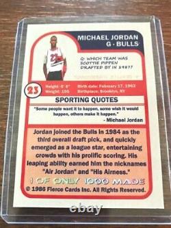 6 Card Michael Jordan 1985-86 Rookie Card Set PR/1000 See Pictures Rare