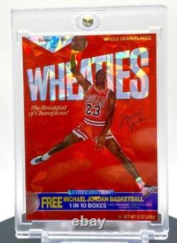 6 Card Michael Jordan SP Wheaties Cracked Ice Holographic Custom Card Set 90s