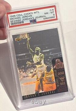 6 Michael Jordan Basketball Refractor 1996 Upper Deck Coll Choice Holo Cards Psa