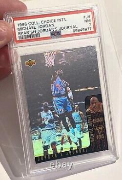 6 Michael Jordan Basketball Refractor 1996 Upper Deck Coll Choice Holo Cards Psa