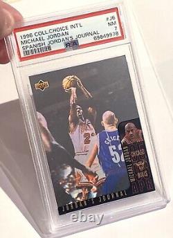 6 Michael Jordan Basketball Refractor 1996 Upper Deck Coll Choice Holo Cards Psa