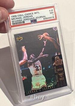 6 Michael Jordan Basketball Refractor 1996 Upper Deck Coll Choice Holo Cards Psa