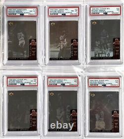 6 Michael Jordan Basketball Refractor 1996 Upper Deck Coll Choice Holo Cards Psa