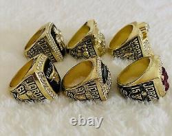 6 Pcs Chicago Bulls Michael Jordan Championship Ring Set, ? SHIP