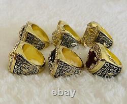 6 Pcs Chicago Bulls Michael Jordan Championship Ring Set, ? SHIP