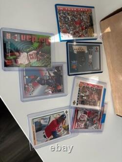 (7) Michael Jordan Card Lot Chicago Bulls HOF WithSLAM DUNK ERROR