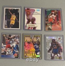 90's Basketball Card Lot 70+ Inserts, Kobe RC, MJ, PSA Centurions /500 & more
