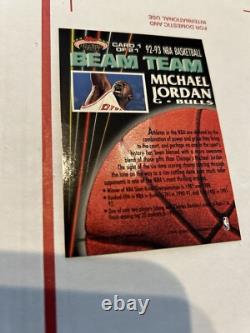 92-93 Topps Stadium Club Beam Team #1 Michael Jordan Rare Insert Card Nice