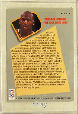 93-94 Fleer Jordan Inserts cards Total D #9 Living Legends #4 & All-Stars #5