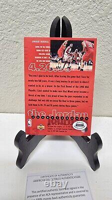 97-98 Upper Deck Jordan Championship Michael Jordan Signed