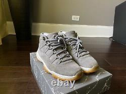 Air Jordan 11 Premium Grey Suede 2016 Sz 9.5 OG ALL RARE