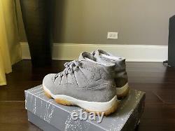 Air Jordan 11 Premium Grey Suede 2016 Sz 9.5 OG ALL RARE